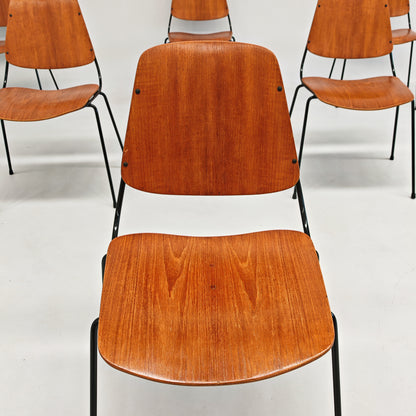 Augusto Bozzi chairs for Saporiti 1950