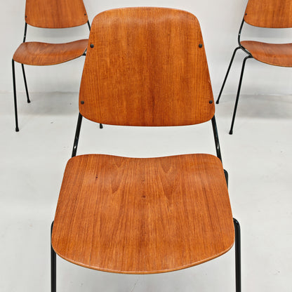 Augusto Bozzi chairs for Saporiti 1950