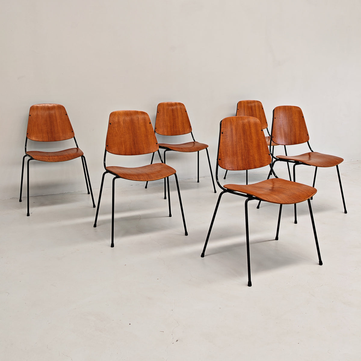 Augusto Bozzi chairs for Saporiti 1950