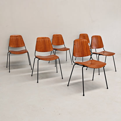Augusto Bozzi chairs for Saporiti 1950