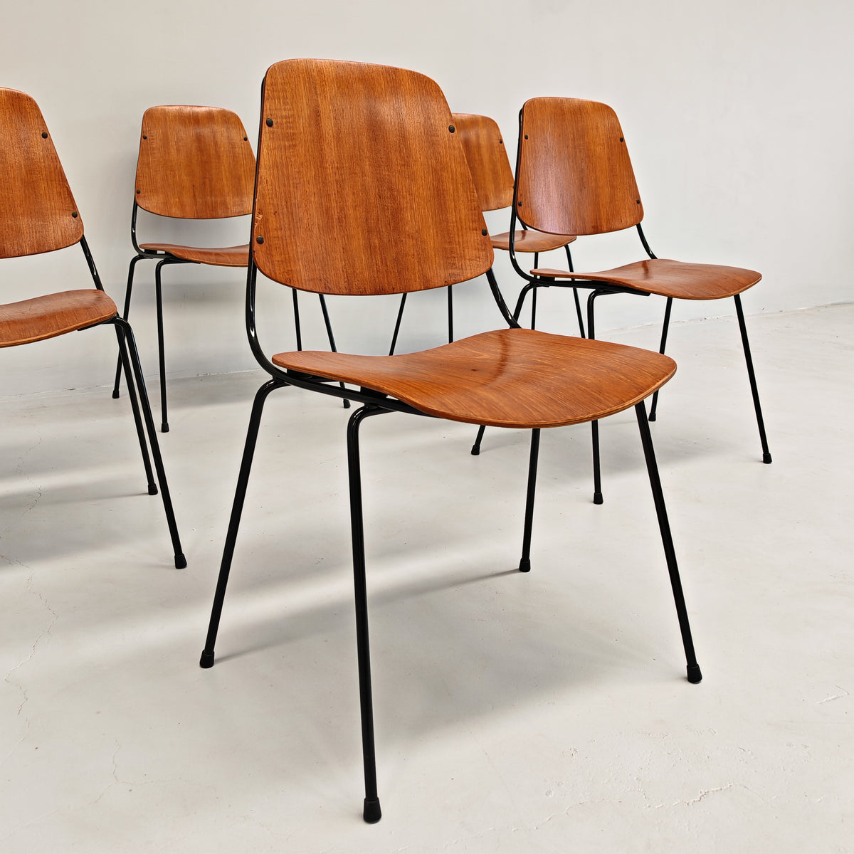 Augusto Bozzi chairs for Saporiti 1950