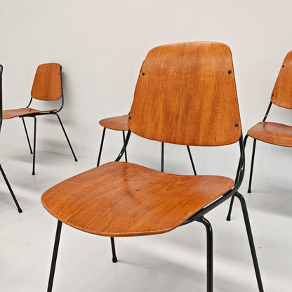 Augusto Bozzi chairs for Saporiti 1950