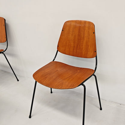 Augusto Bozzi chairs for Saporiti 1950