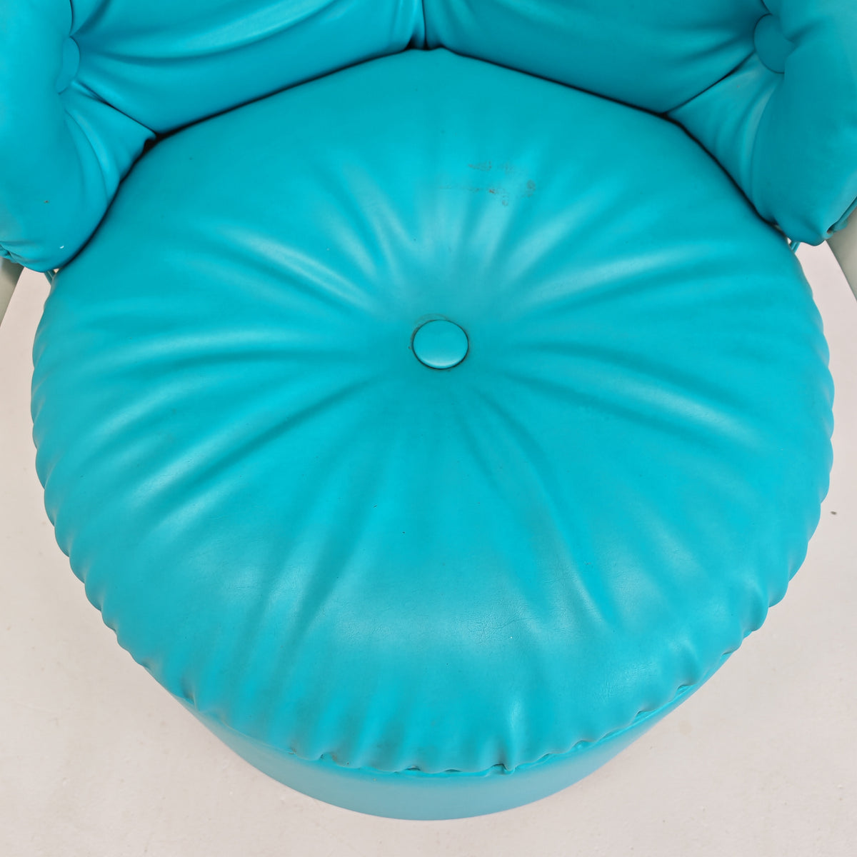 Petit fauteuil bleu Dilly Dally de L. Massoni pour Poltrona Frau, années 70