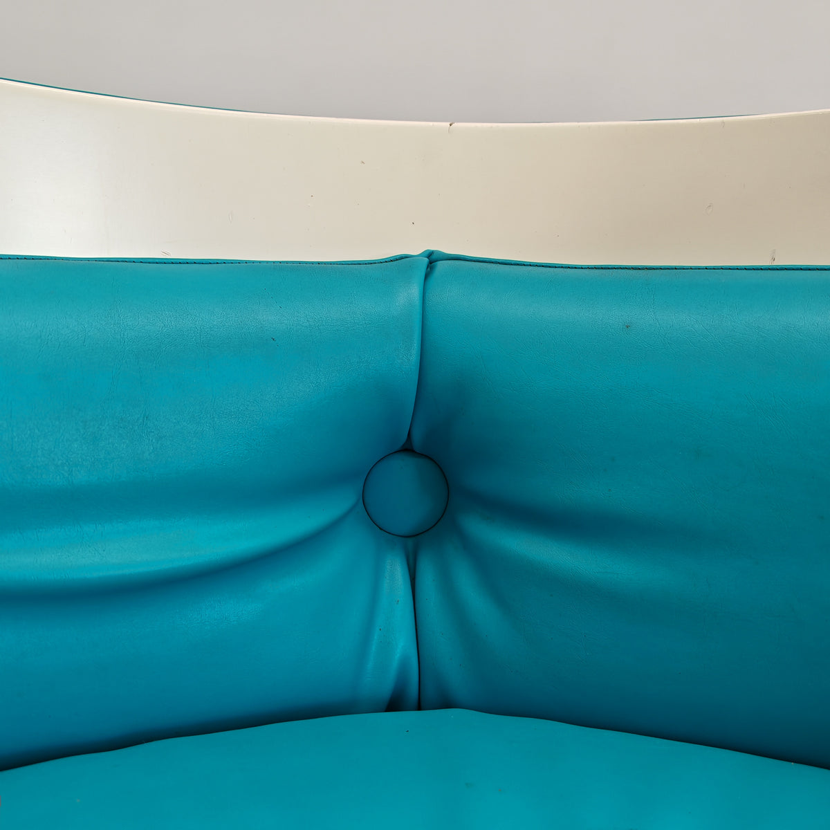 Petit fauteuil bleu Dilly Dally de L. Massoni pour Poltrona Frau, années 70