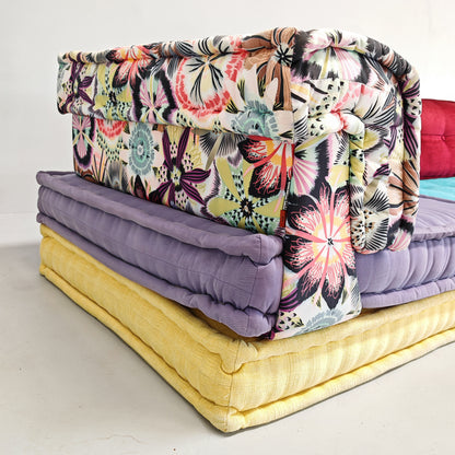 Canapé modulaire Mah Jong par Missoni, H. Hopfer pour Roche Bobois 3 places