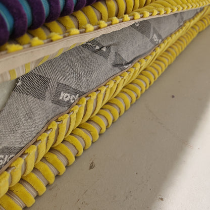 Canapé modulaire Mah Jong par Missoni, H. Hopfer pour Roche Bobois 3 places