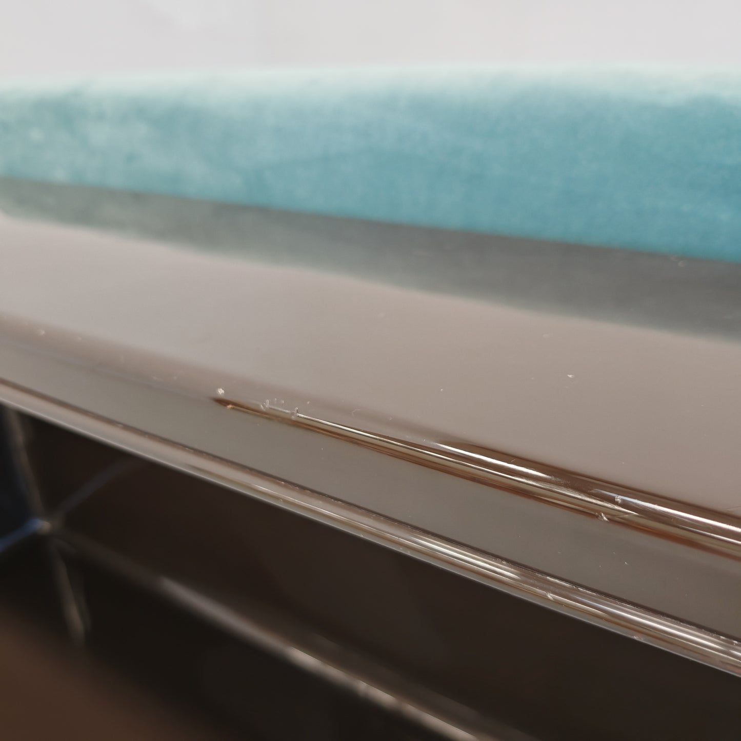 Coppia di poltrone in velluto celeste mod. "Gradual" Cini Boeri per Gavina anni 70