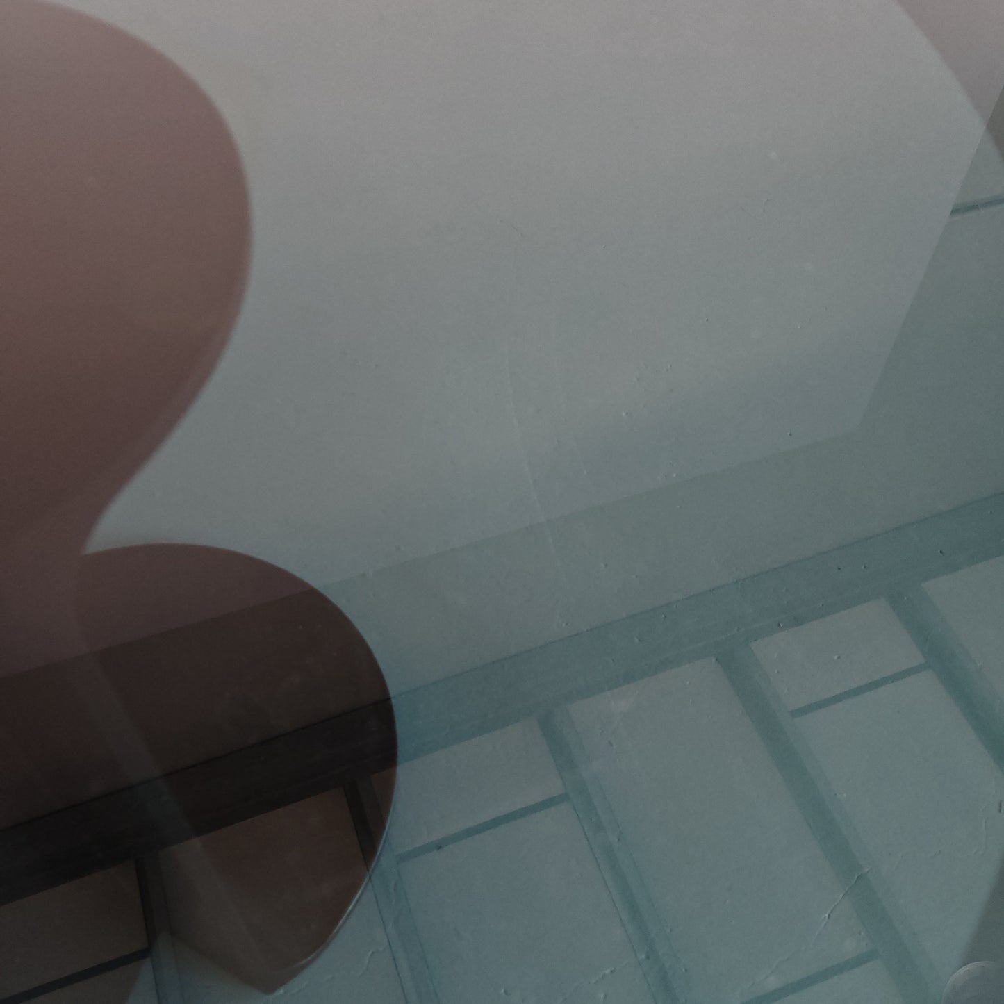 Tavolo Tondo in Vetro modello TL 59 Afra e Tobia Scarpa per Poggi anni 70