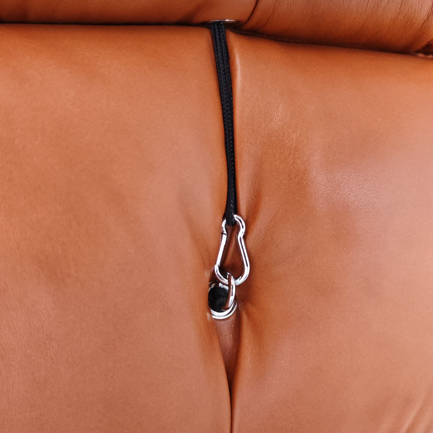 Divano 5 moduli Camaleonda Mario Bellini per B&B Pelle nuova Cognac
