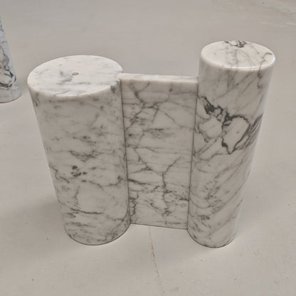 Table basse Jumbo en marbre, Gae Aulenti pour Knoll.