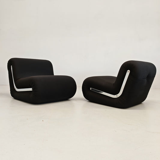 Poltrone Boomerang Rodolfo Bonetto per Flexform anni 70