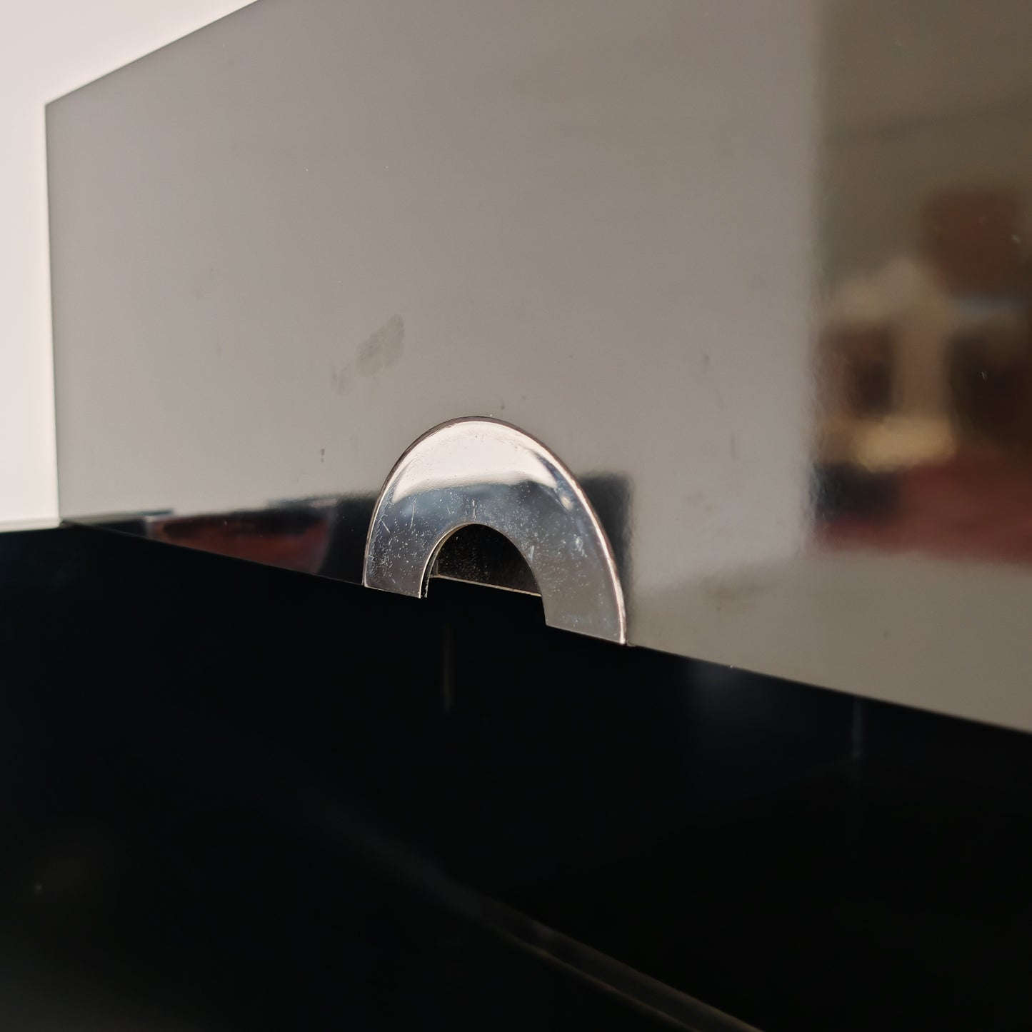 Sideboard Willy Rizzo per Mario Sabot anni 70 Nero
