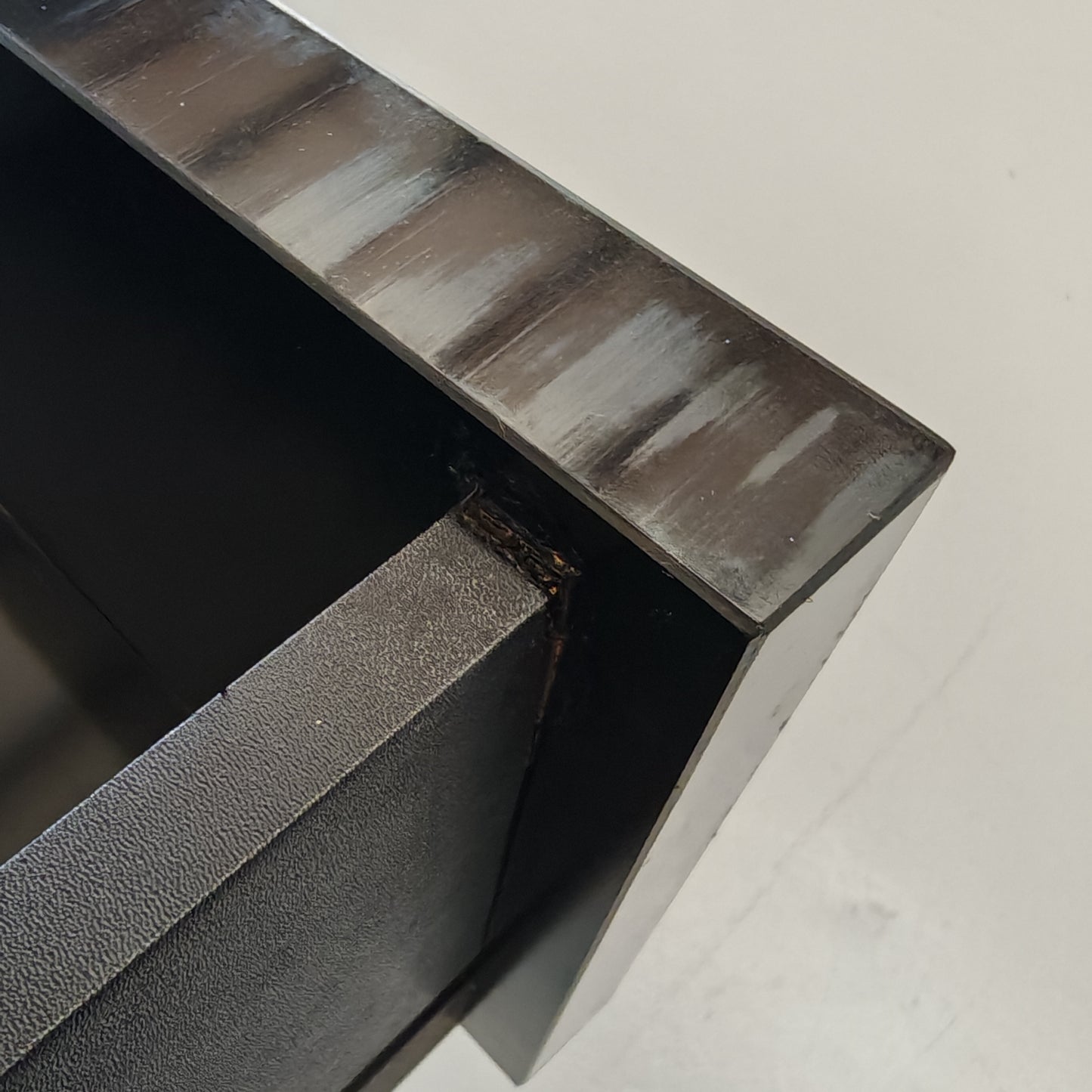 Sideboard Willy Rizzo per Mario Sabot anni 70 Nero