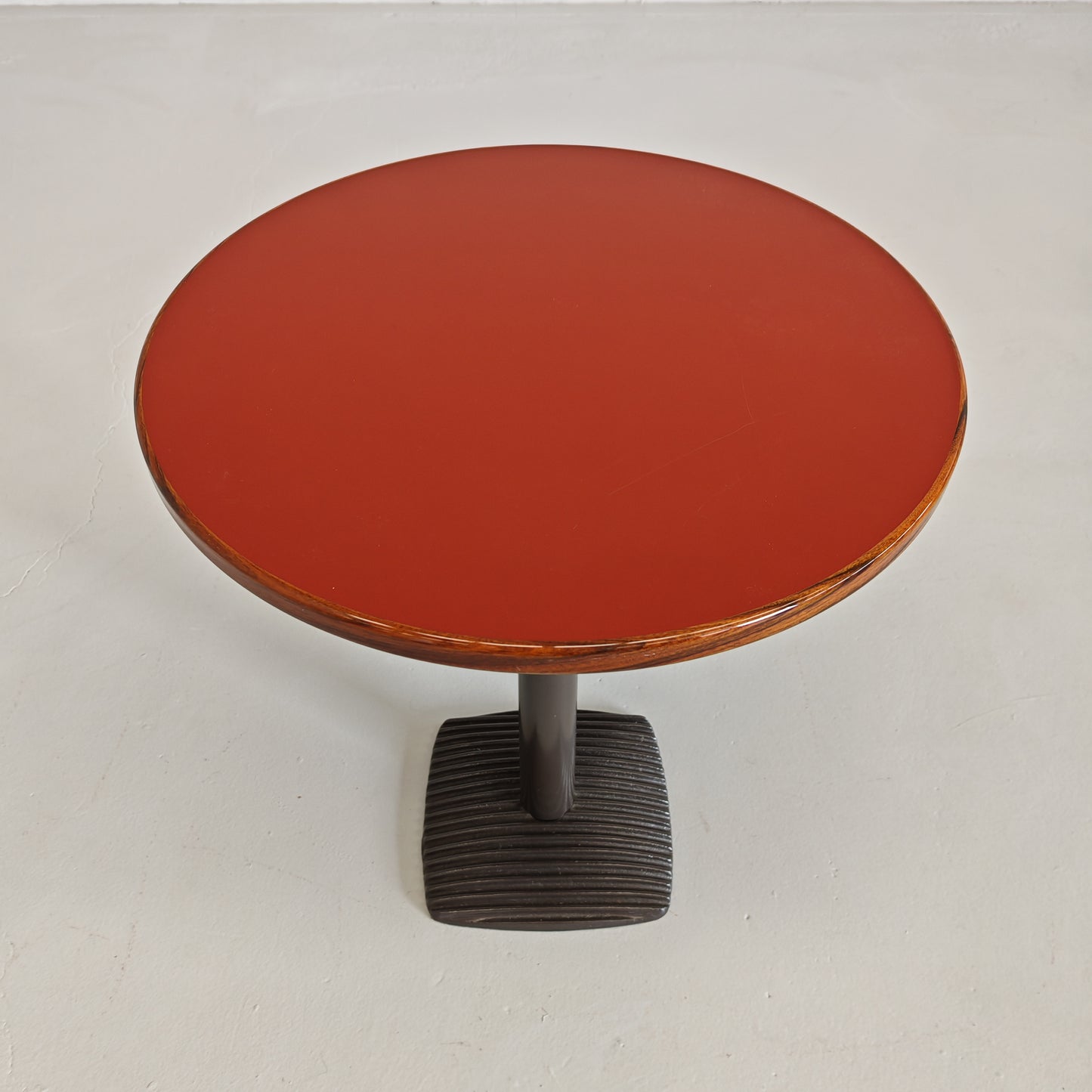 Tavolino Rosso Artona Afra Tobia Scarpa per Maxalto anni 80