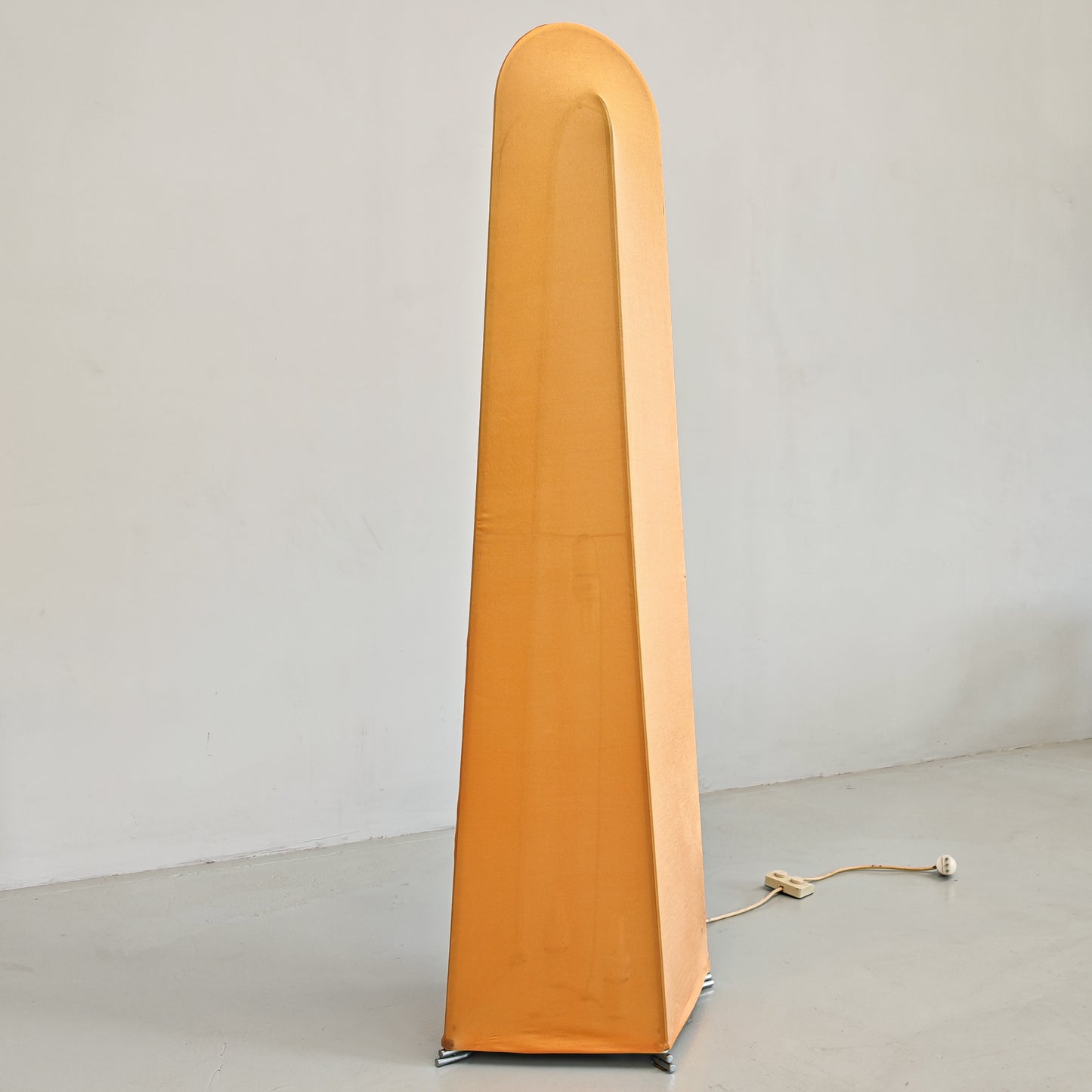 Lampada da terra in tessuto Kazuki, K.Takahama per Sirrah anni 70 (Grande)