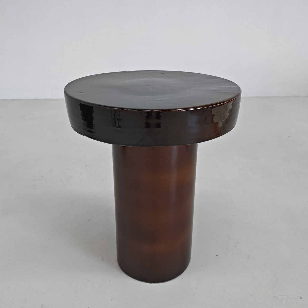 Table d’appoint en céramique « Terrae », Raffaello Biagetti, années 70 (grand modèle)