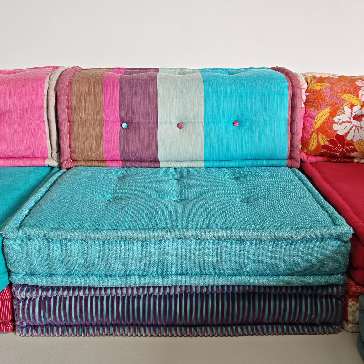 Divano modulare Mah Jong By Missoni, H. Hopfer per Roche Bobois 6 posti