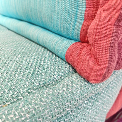 Canapé modulable Mah Jong par Missoni, H. Hopfer pour Roche Bobois, 4 places (bleu)