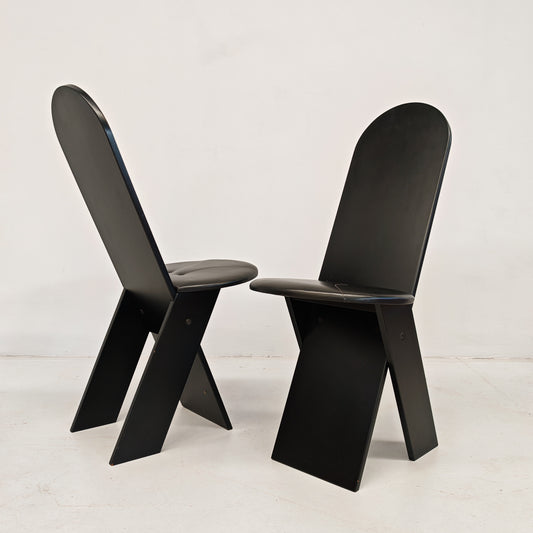 Set di 2 sedie SD57 Marco Zanuso per Poggi anni 70
