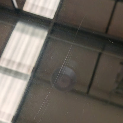 Tavolo in vetro tondo estendibile "Moon" Mario Mazzer per Zanette anni 80