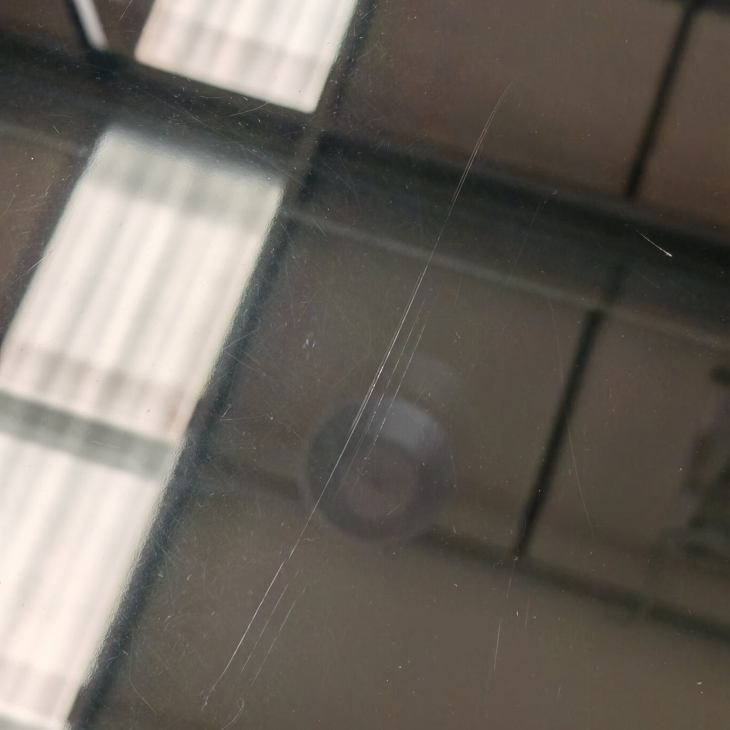 Tavolo in vetro tondo estendibile "Moon" Mario Mazzer per Zanette anni 80