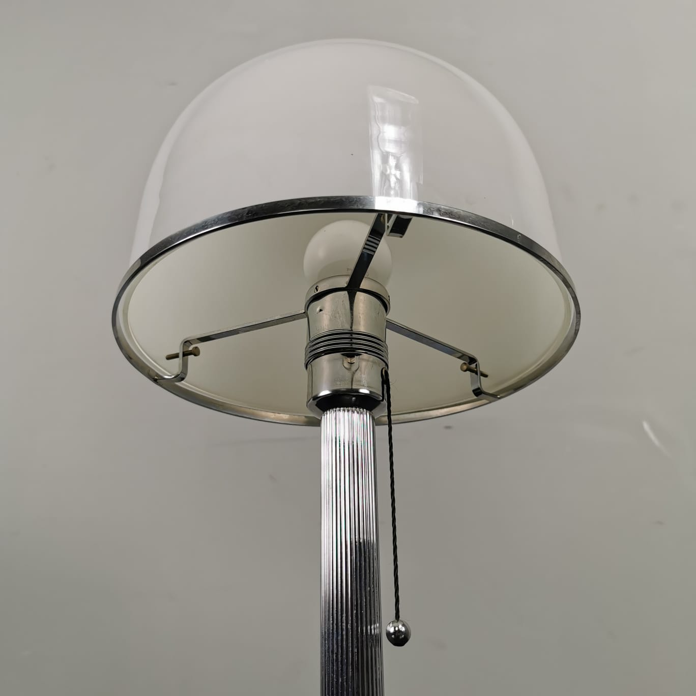 Lampada da tavolo in vetro Stile Bauhaus Wagenfelds WG 24 1980's