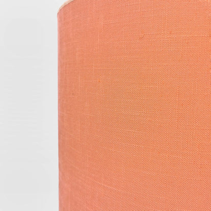 Lampe vintage des années 70 avec abat-jour en tissu
