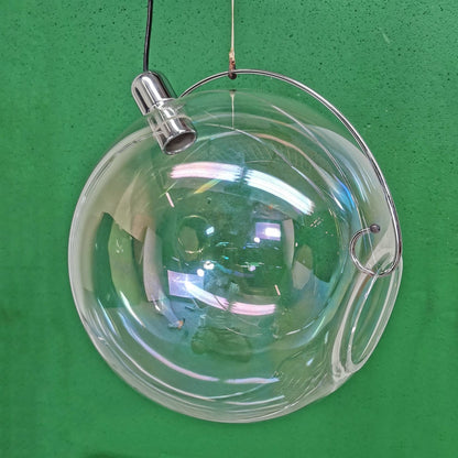 Lustre SONA ORIGINAL DES ANNÉES 70 Carlo Nason pour Lumeform