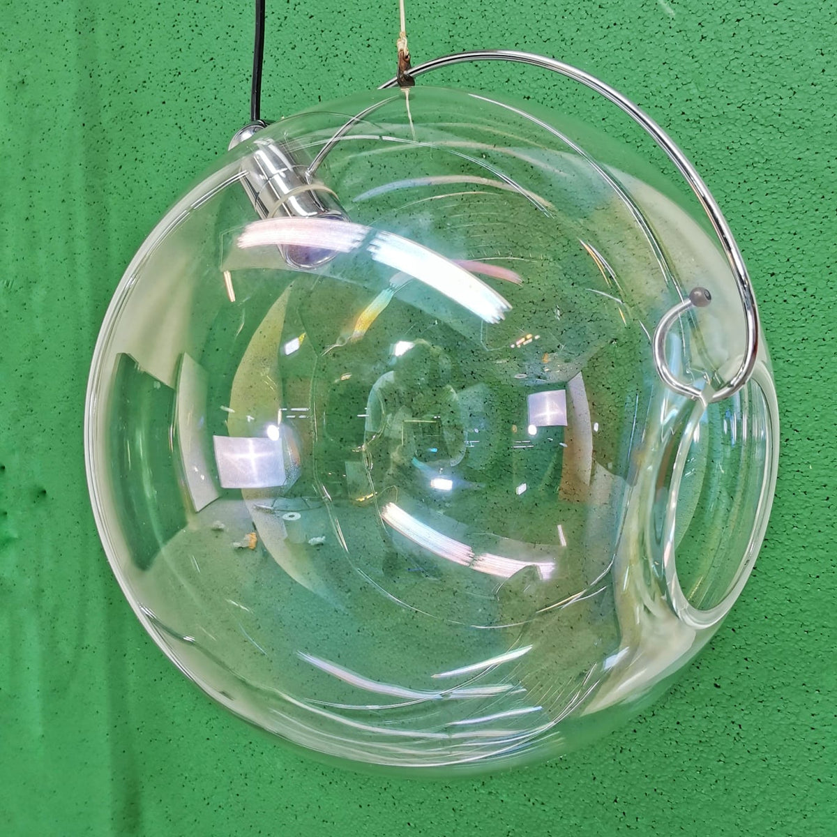 Lustre SONA ORIGINAL DES ANNÉES 70 Carlo Nason pour Lumeform