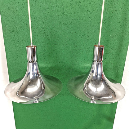 Paire de lustres AM/AS Franco Albini pour Sirrah années 1960