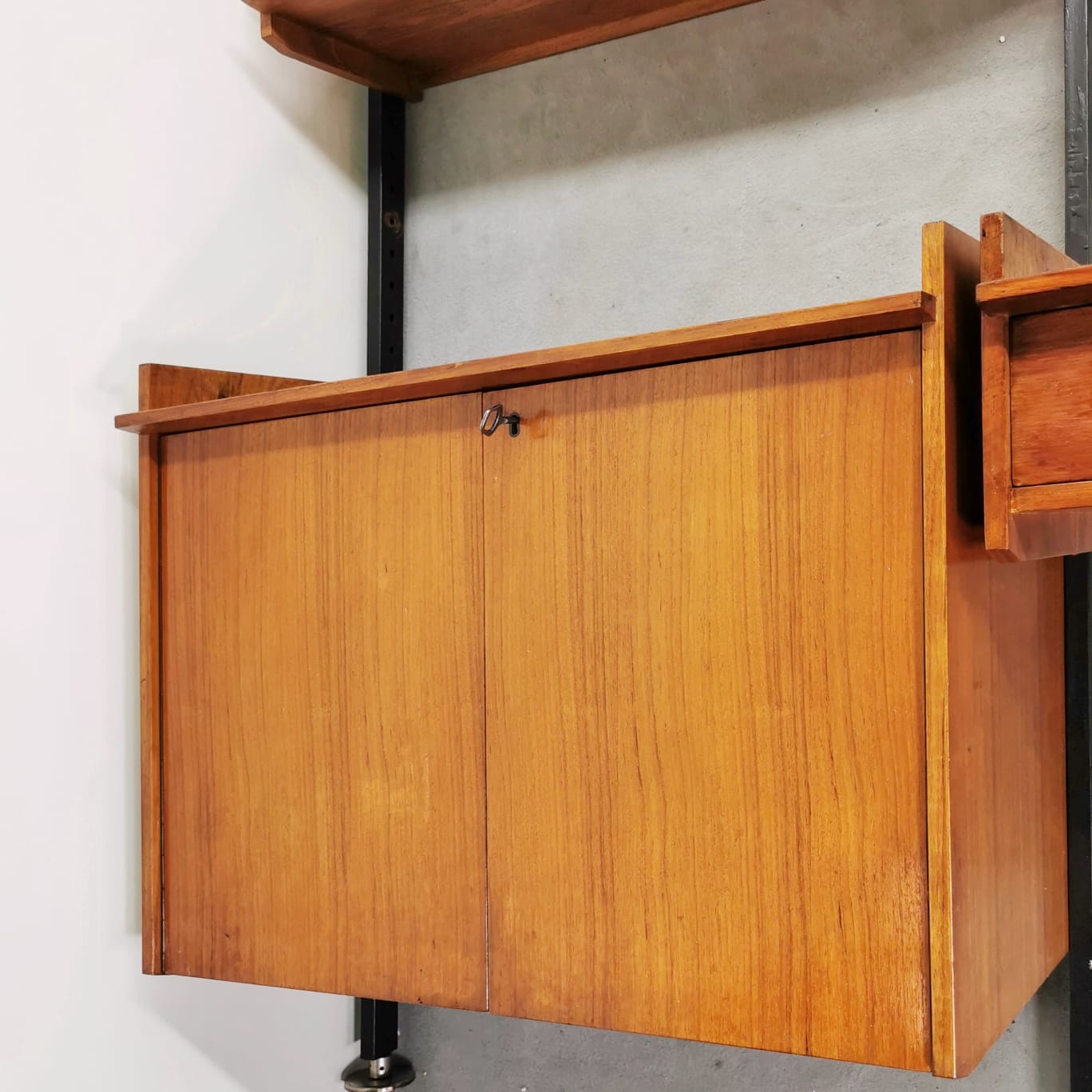 Libreria teak terra cielo vintage anni 60