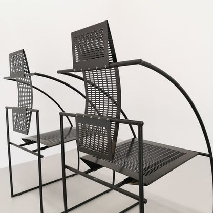 Set de 6 chaises modèle Quinta de Mario Botta pour Alias, années 1980.