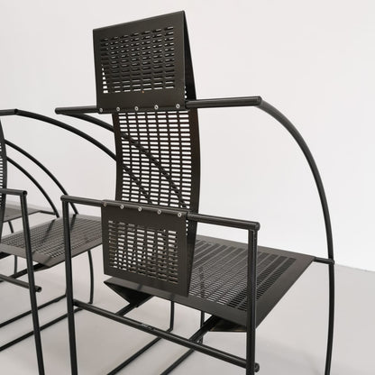 Set de 6 chaises modèle Quinta de Mario Botta pour Alias, années 1980.