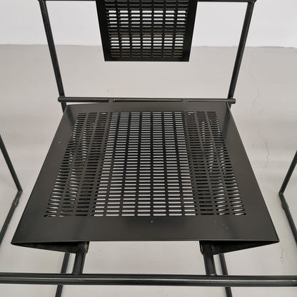 Set de 6 chaises modèle Quinta de Mario Botta pour Alias, années 1980.