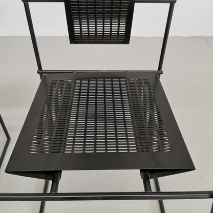 Set de 6 chaises modèle Quinta de Mario Botta pour Alias, années 1980.