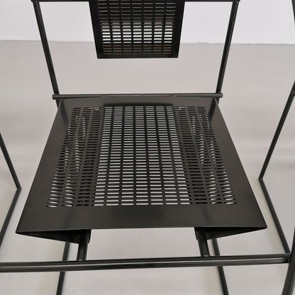 Set de 6 chaises modèle Quinta de Mario Botta pour Alias, années 1980.