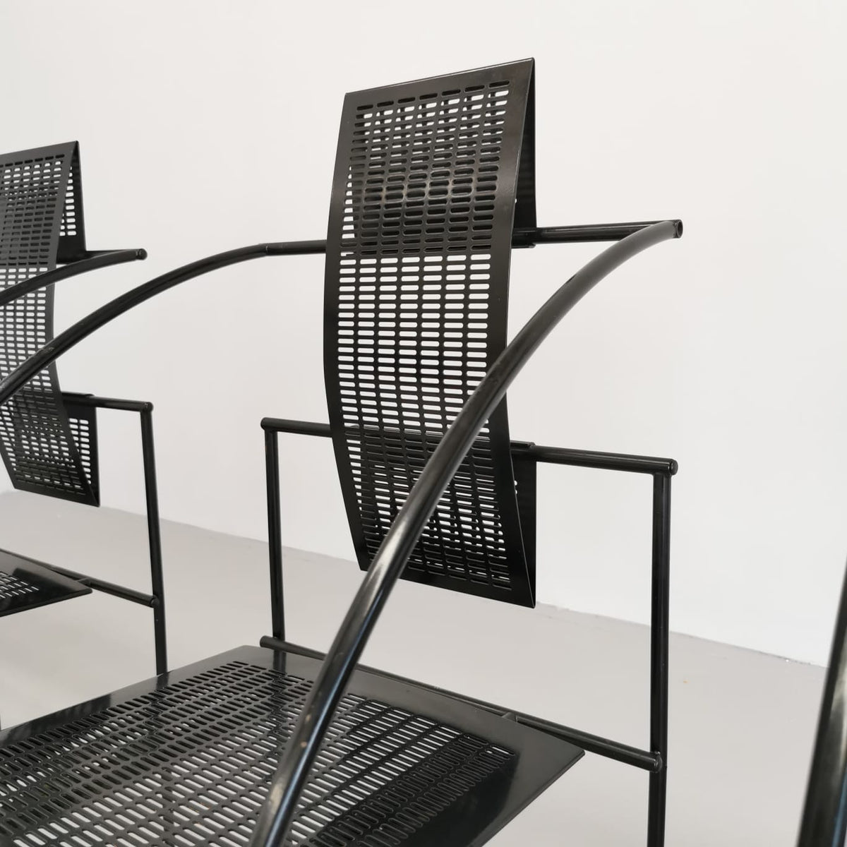 Set de 6 chaises modèle Quinta de Mario Botta pour Alias, années 1980.
