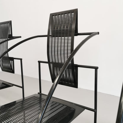 Set de 6 chaises modèle Quinta de Mario Botta pour Alias, années 1980.