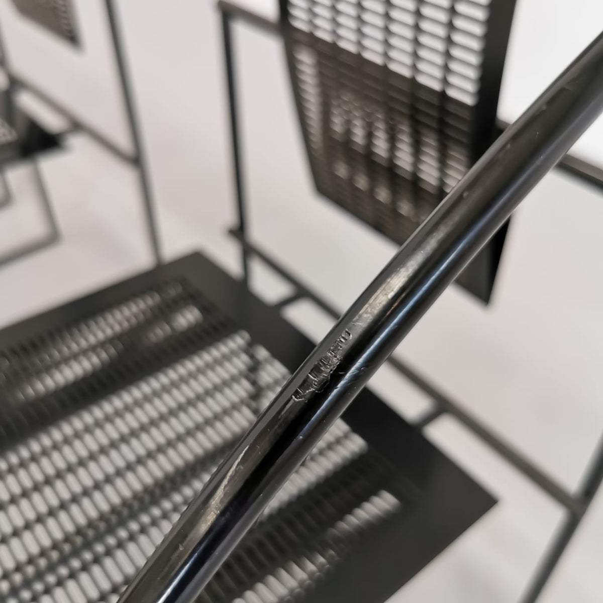 Set de 6 chaises modèle Quinta de Mario Botta pour Alias, années 1980.