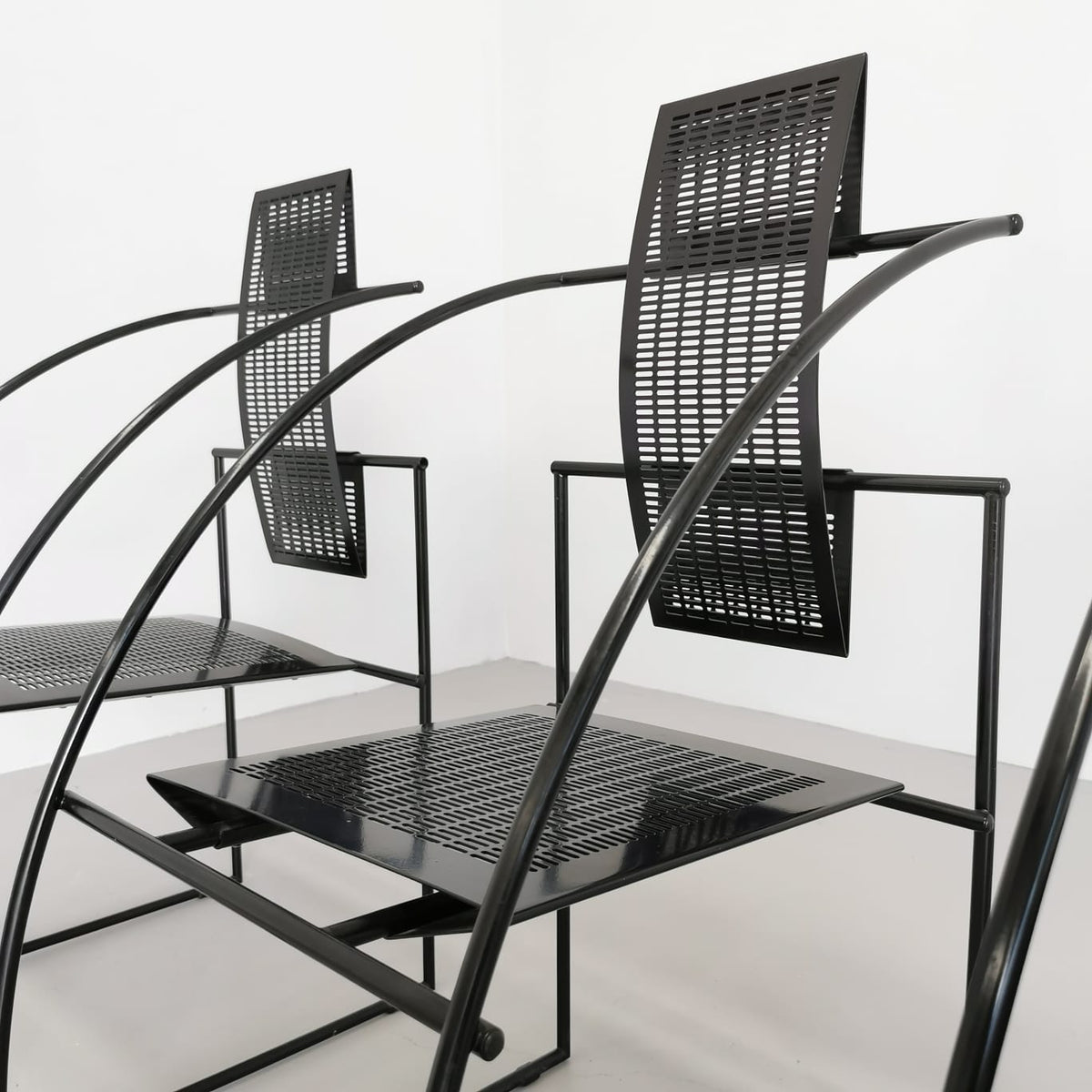 Set de 6 chaises modèle Quinta de Mario Botta pour Alias, années 1980.