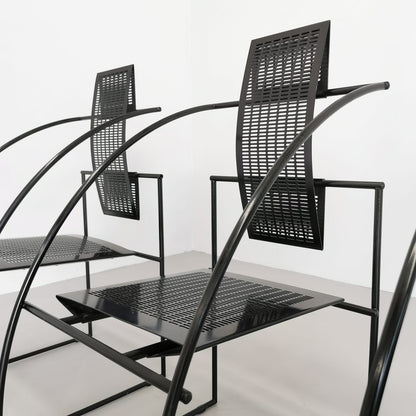 Set de 6 chaises modèle Quinta de Mario Botta pour Alias, années 1980.