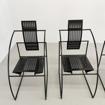 Set de 6 chaises modèle Quinta de Mario Botta pour Alias, années 1980.