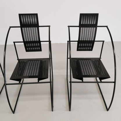 Set de 6 chaises modèle Quinta de Mario Botta pour Alias, années 1980.