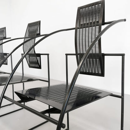 Set de 6 chaises modèle Quinta de Mario Botta pour Alias, années 1980.