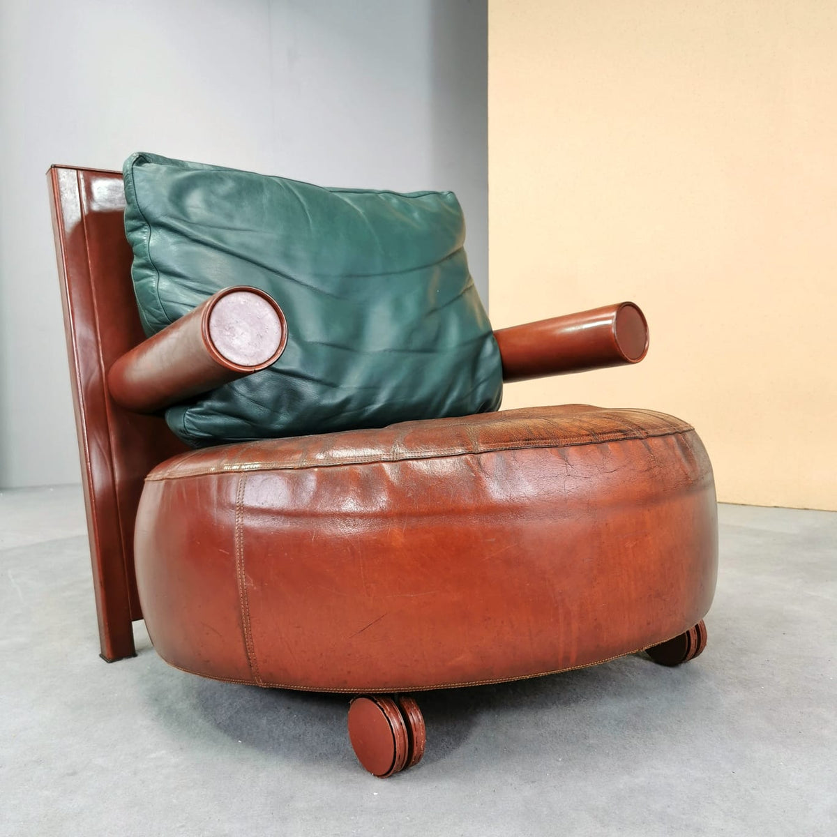 Fauteuil Baisity, A. Citterio pour B&B Italia, années 1980