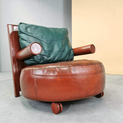 Fauteuil Baisity, A. Citterio pour B&B Italia, années 1980