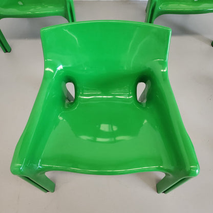 Fauteuil Vicario de Vico Magistretti pour Artemide, années 1970 (VERT)