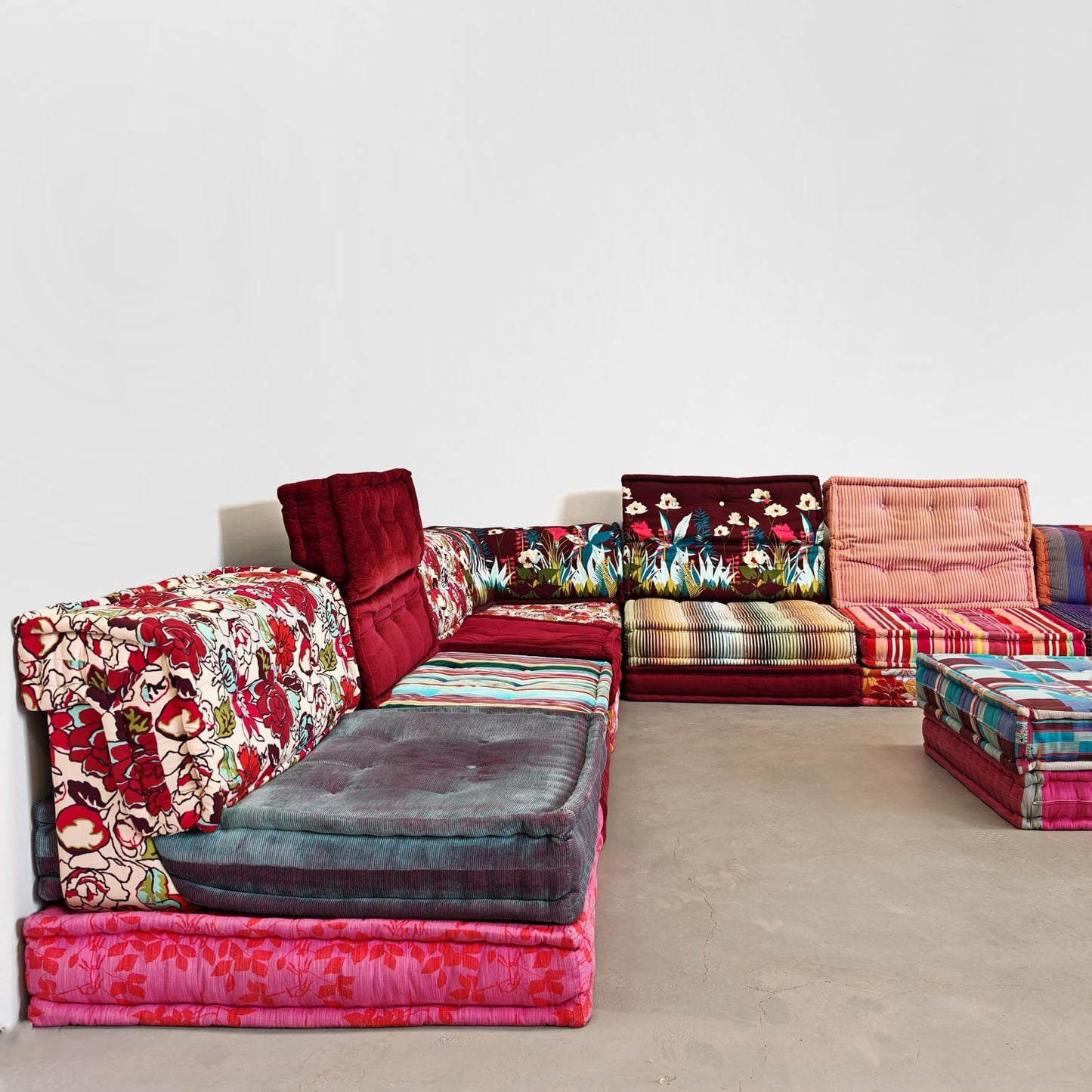 Divano modulare Mah Jong By Kenzo, Hans Hopfer per Roche Bobois 1970's