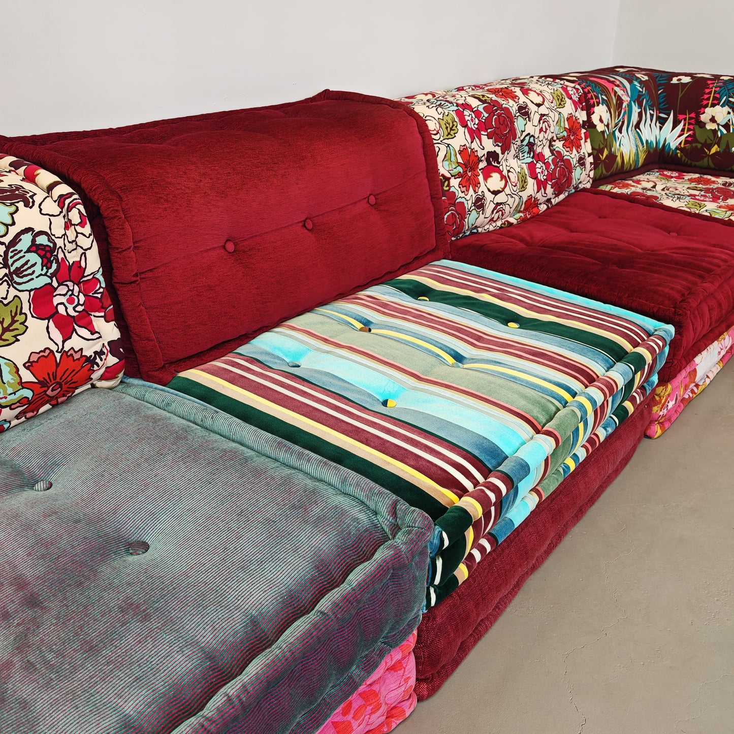 Divano modulare Mah Jong By Kenzo, Hans Hopfer per Roche Bobois 1970's